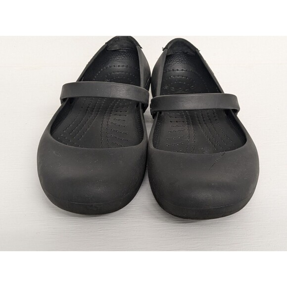 Women's Black Mary Jane Shoes - Picture 5 of 8